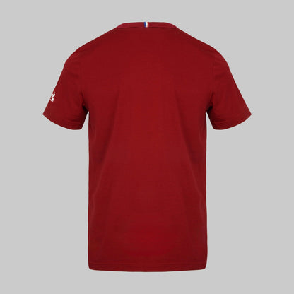Bat Tee SS No 6 Kids Rambo Red - Le Coq Sportif