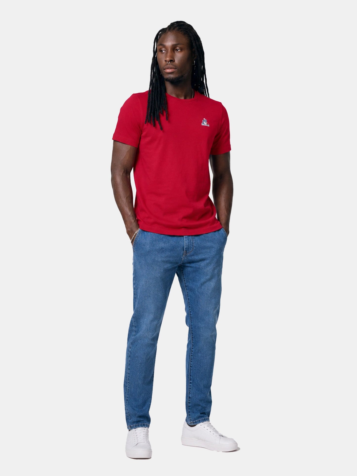 Essential Tee Light Maroon - Le Coq Sportif
