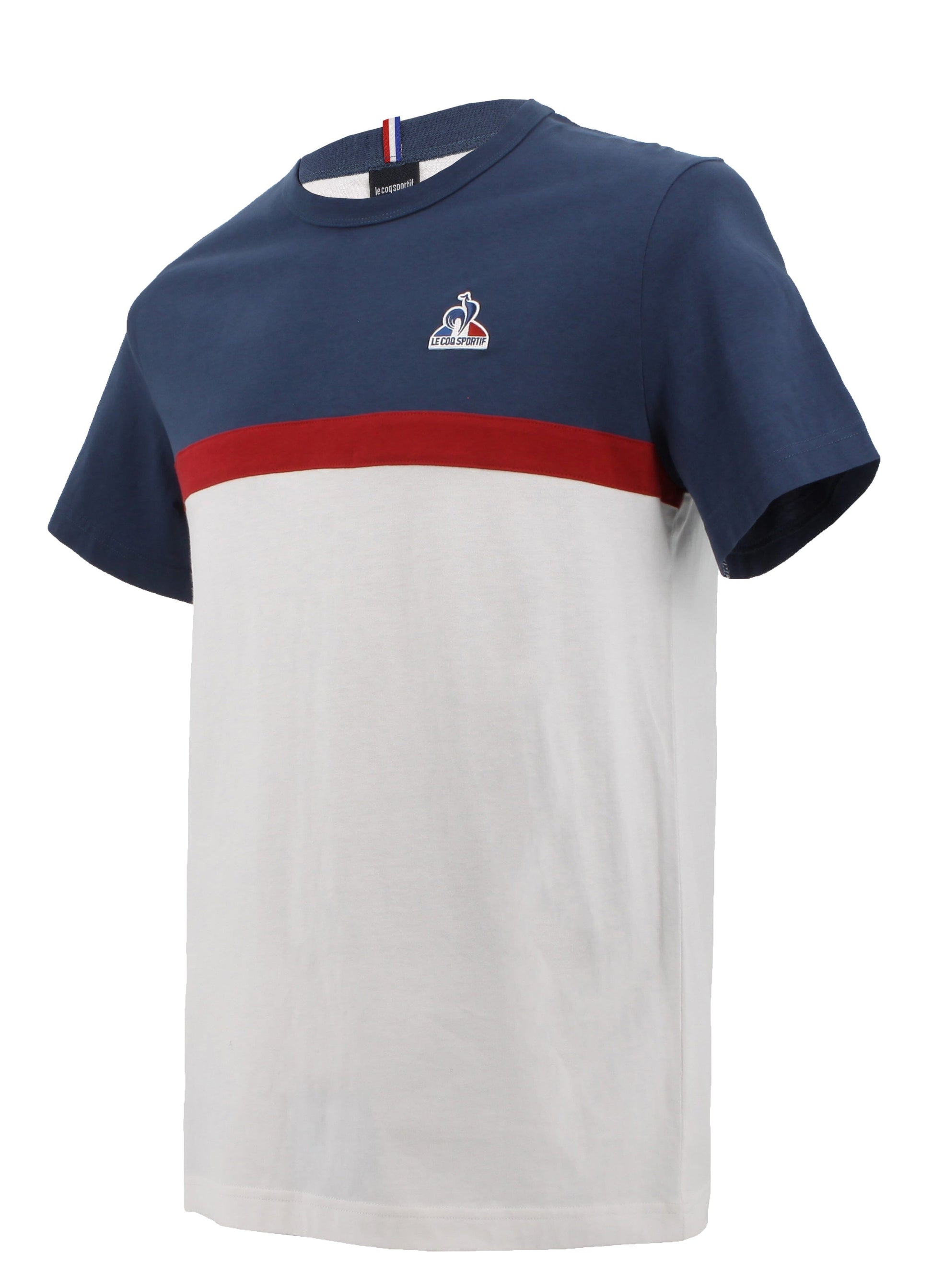 Tri Logo Tee 3 Navy White - Le Coq Sportif