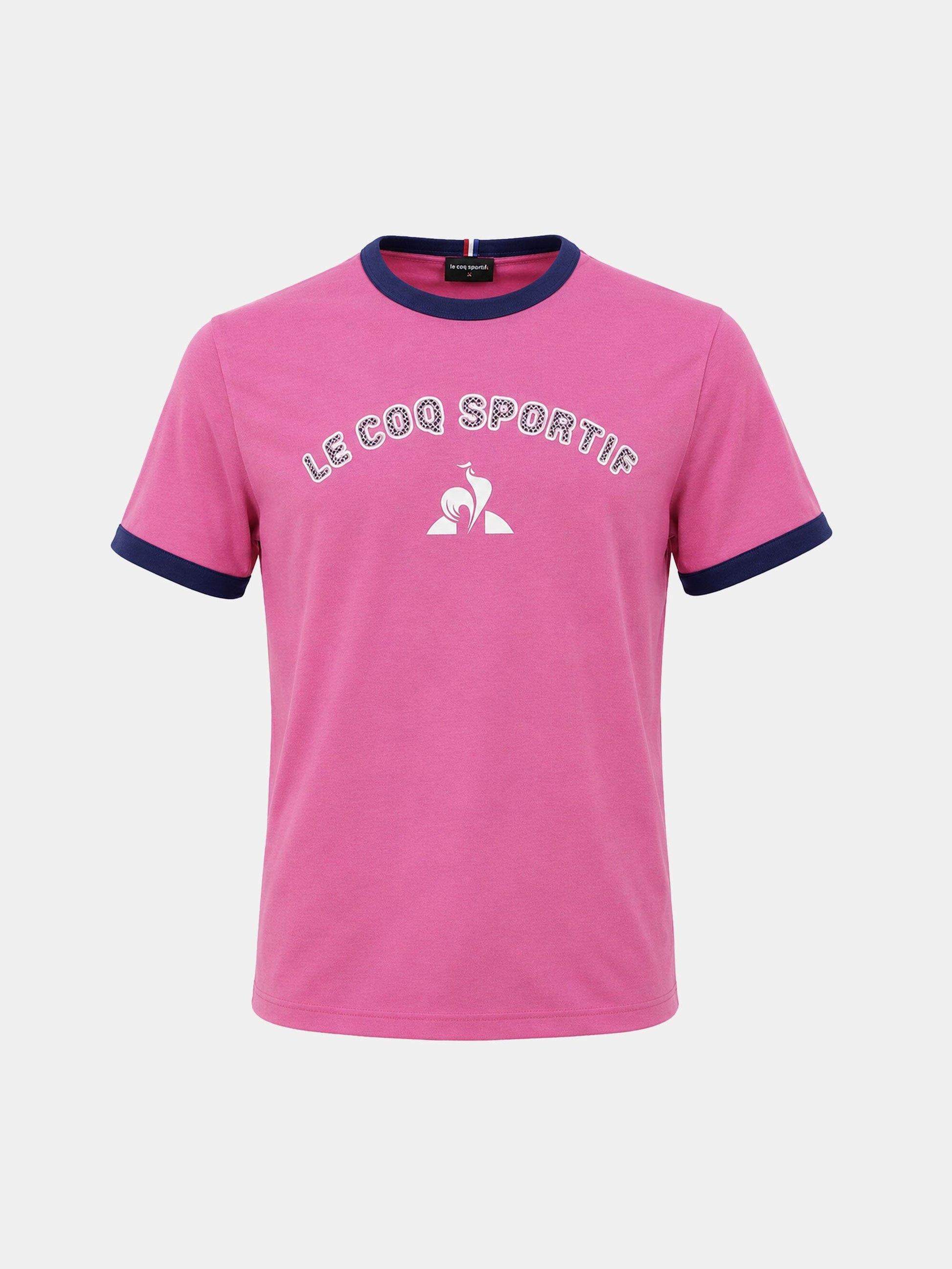 Ladies Graphic Tee Crew Pink - Le Coq Sportif