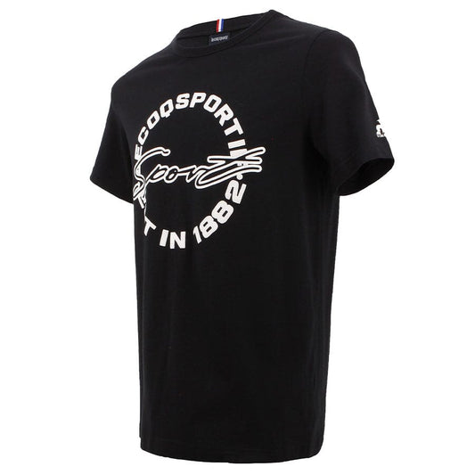 Contempory Tee Black - Le Coq Sportif