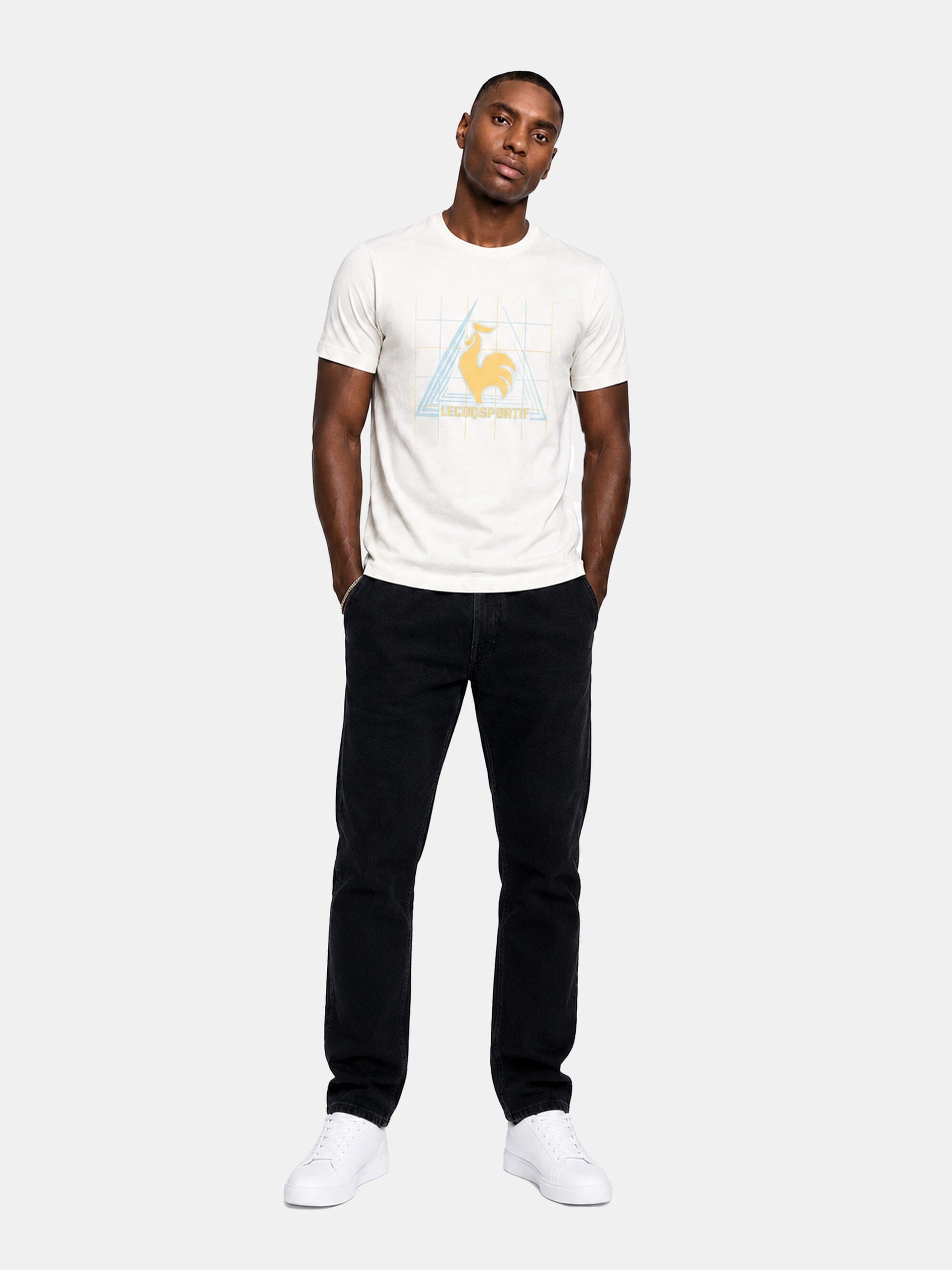 Contempory Tee Off White - Le Coq Sportif