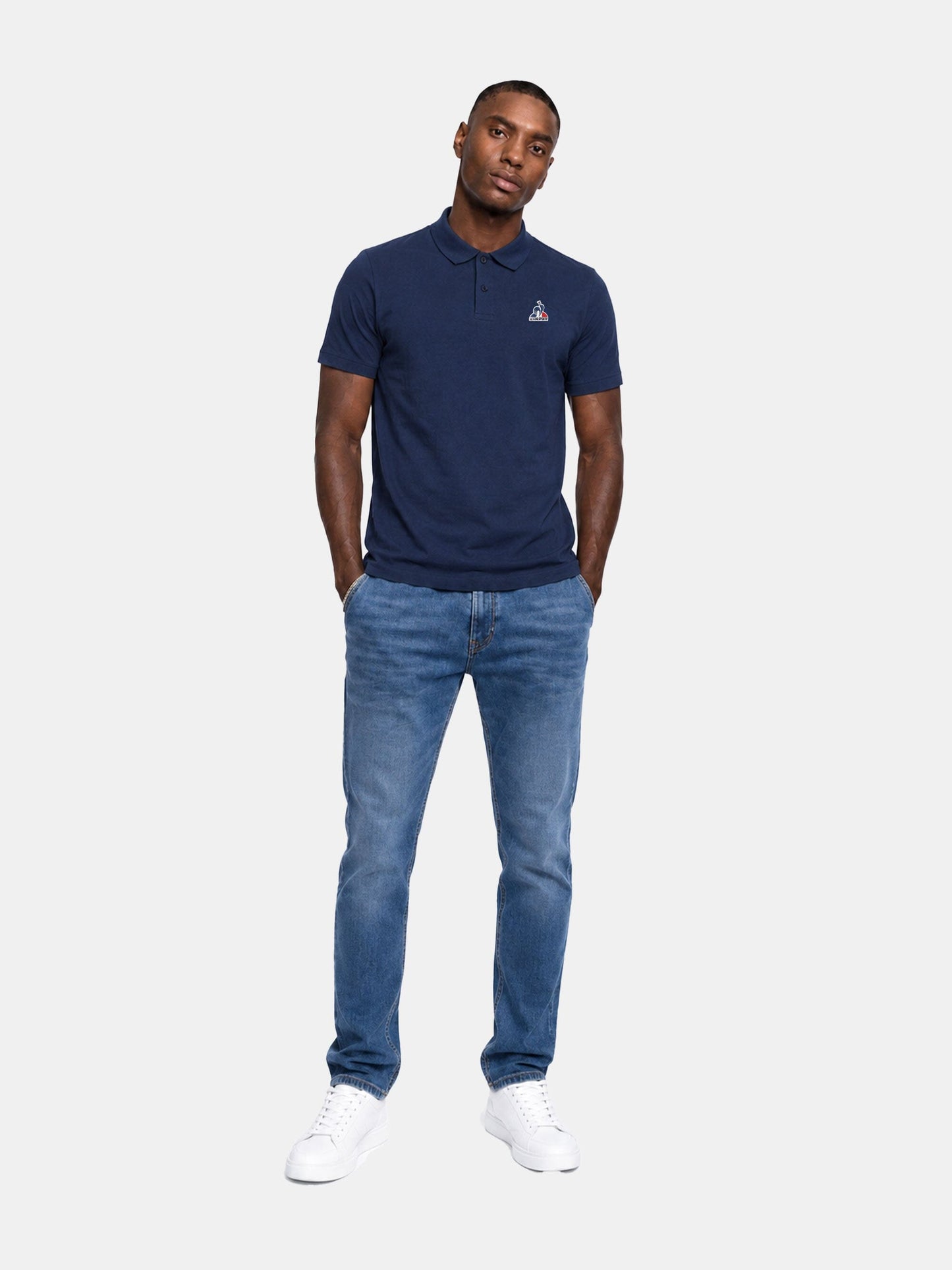 Essential Polo SS No 4 M Insignia Blue - Le Coq Sportif