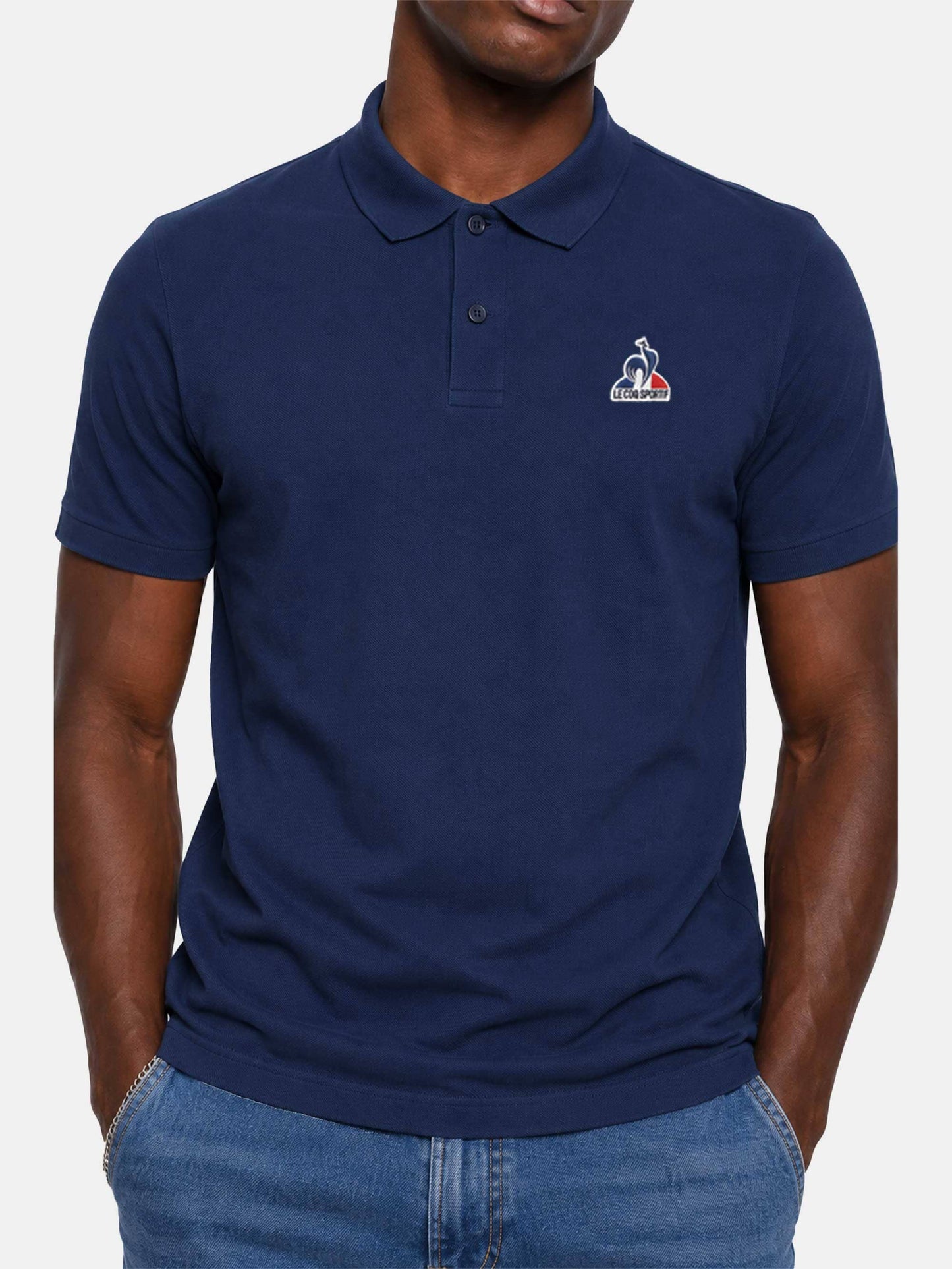 Essential Polo SS No 4 M Insignia Blue - Le Coq Sportif