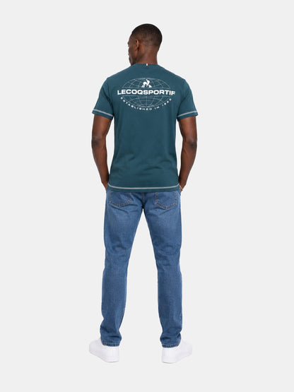 Contempory Tee Teal - Le Coq Sportif