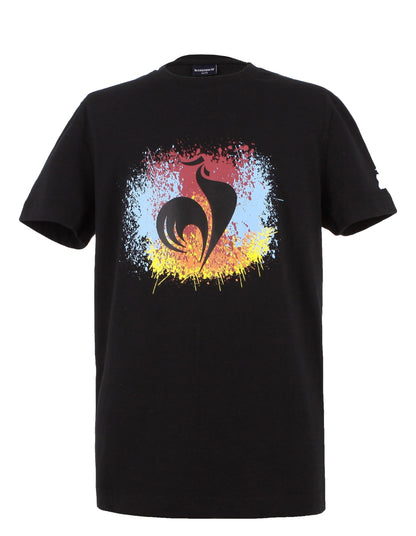 Graphic Tee SS No 3 Kids Black - Le Coq Sportif