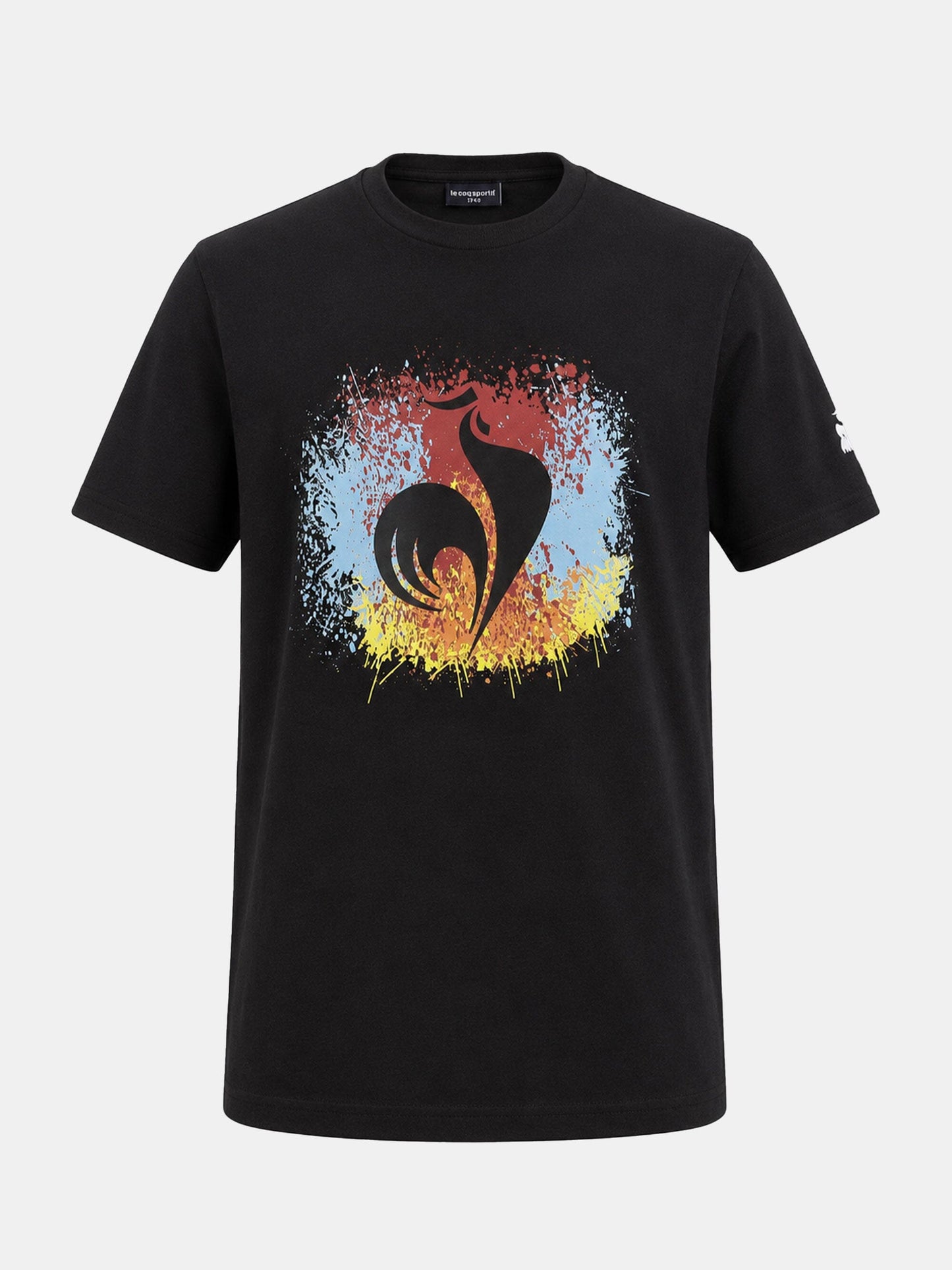 Graphic Tee SS No 3 Kids Black - Le Coq Sportif