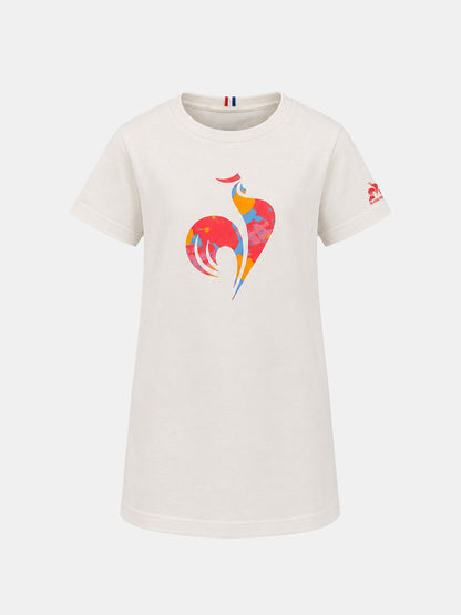 Girls Graphic Dress Off White - Le Coq Sportif