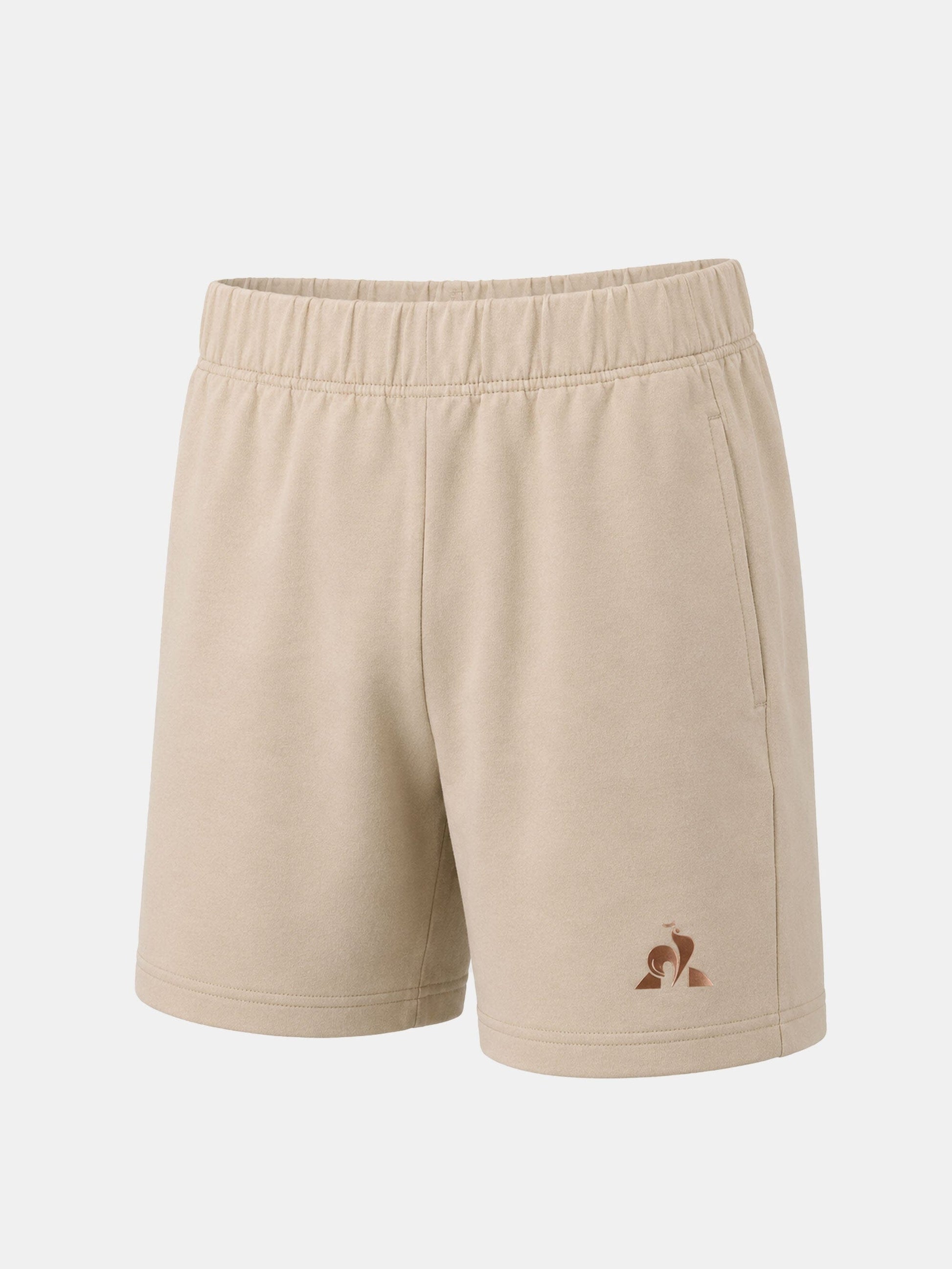 T/T Fleece Shorts Ladies Beige - Le Coq Sportif