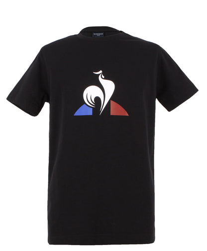 Tri Core Tee SS No 1 Kids Unisex Black - Le Coq Sportif