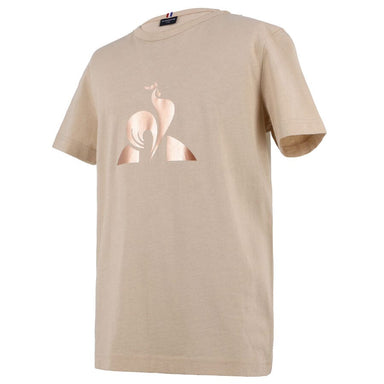Kids T/T Logo Tee Beige – Le Coq Sportif