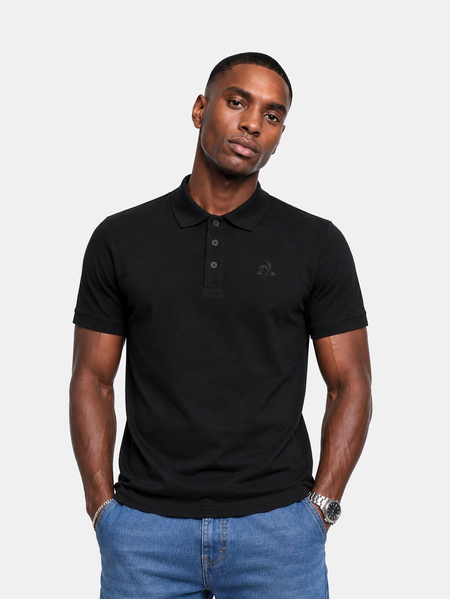 T/T Polo Black - Le Coq Sportif