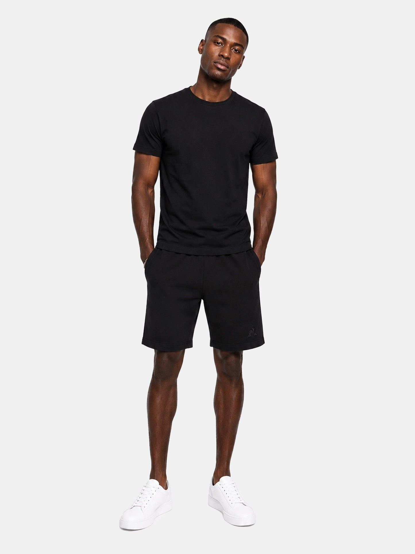 T/T Fleece Shorts Black - Le Coq Sportif