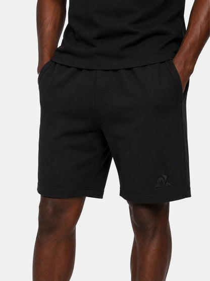 T/T Fleece Shorts Black - Le Coq Sportif