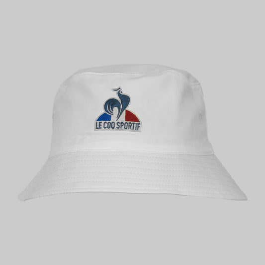 Essential Bucket Hat No 4 White Blue