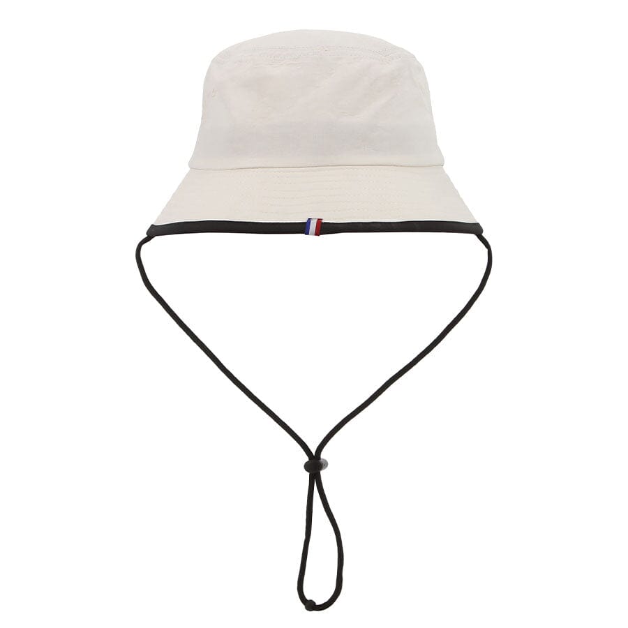 Contemp Bucket Hat No 2 White Black - Le Coq Sportif