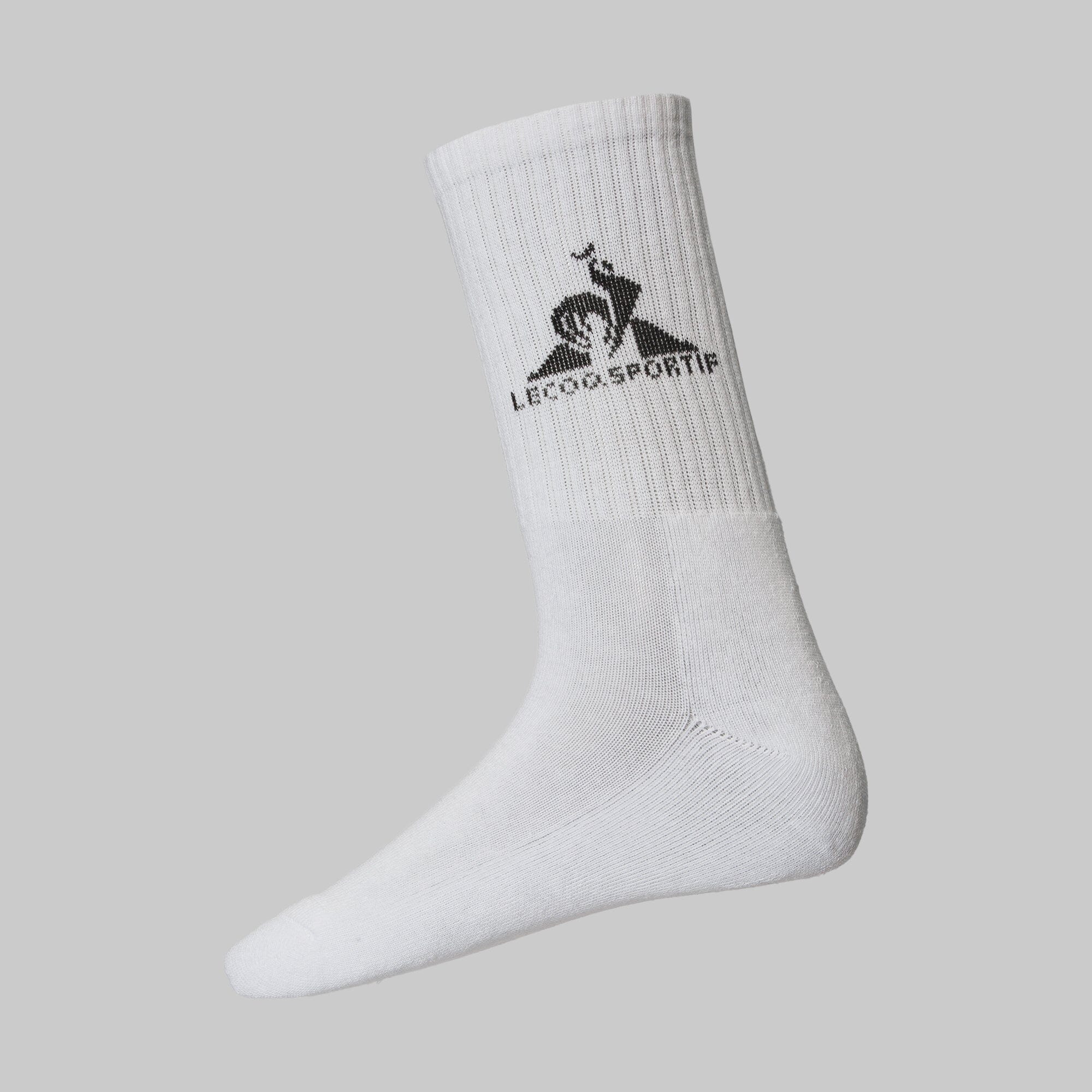 Essential Crew Socks Optical White – Le Coq Sportif Essential Crew Socks Optical White – Le Coq Sportif