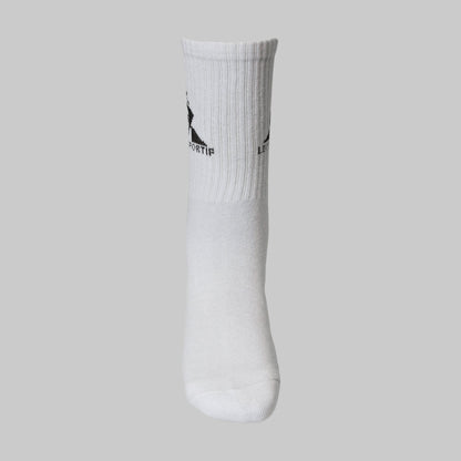 Essential Crew Socks Optical White