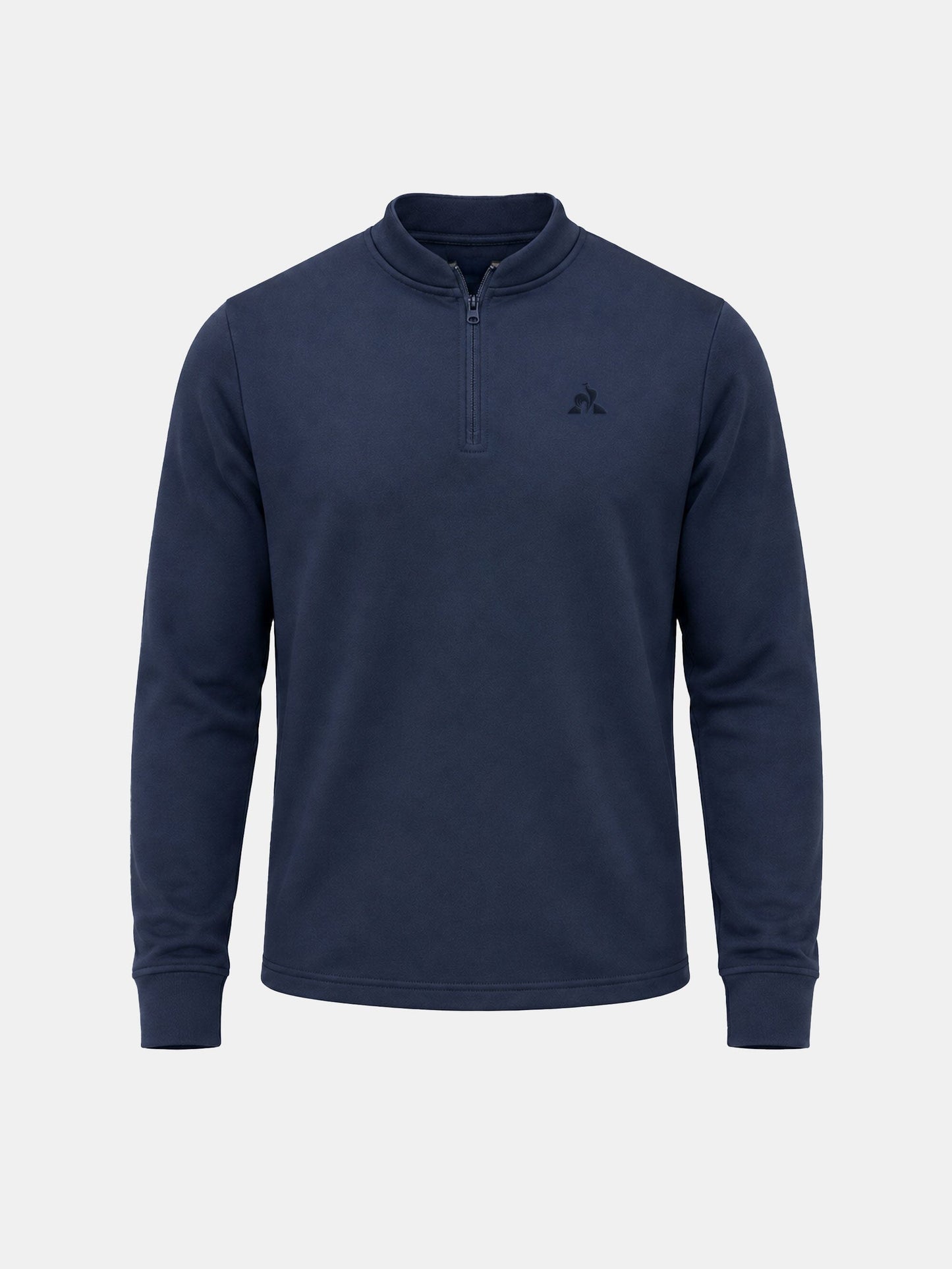 Tone-on-Tone Long Sleeve T-Shirt Navy
