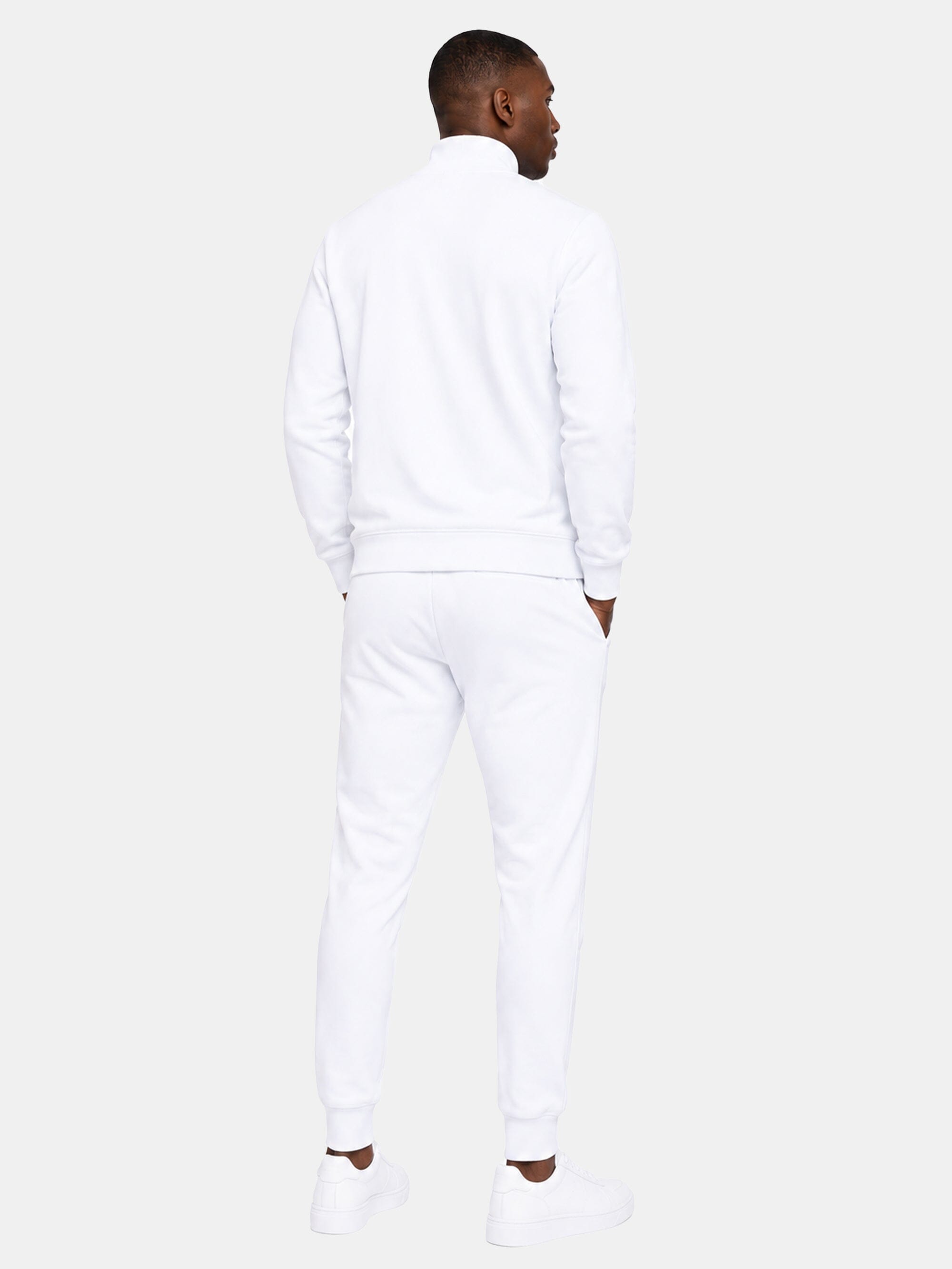 Essential Fleece Zip-up Jacket No.4 White – Le Coq Sportif