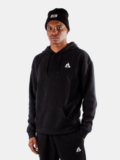 Contemporary Oversized Fleece Hoody Black