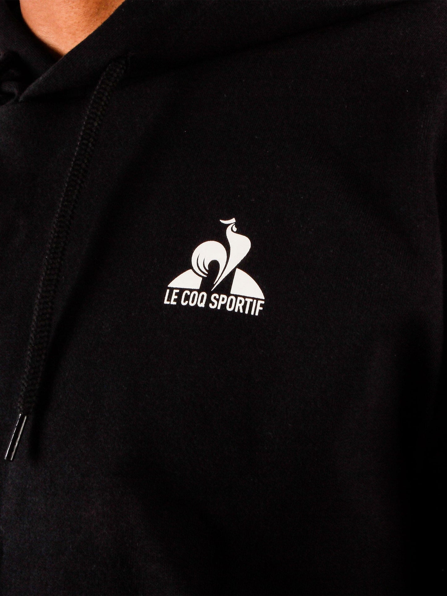 Contemporary Oversized Fleece Hoody Black