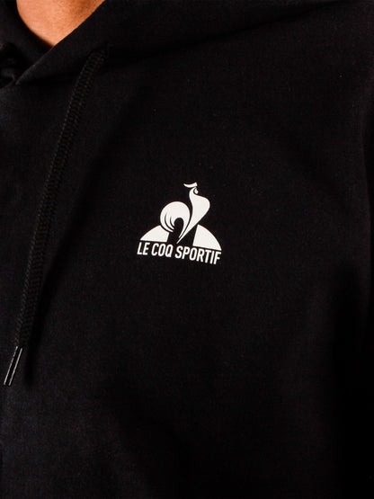 Contemporary Oversized Fleece Hoody Black