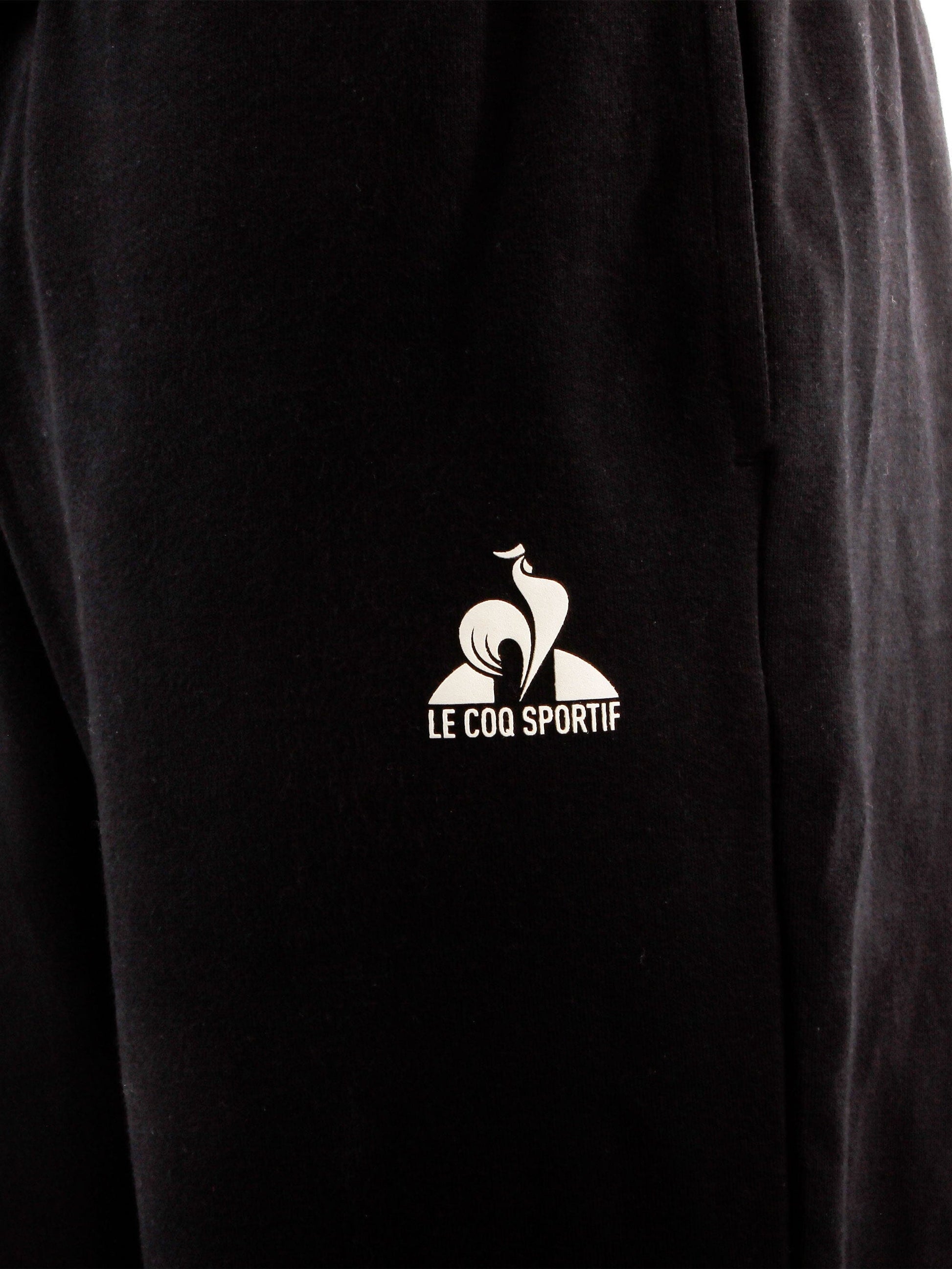 Contemporary Loose Fleece Trousers Black - Le Coq Sportif