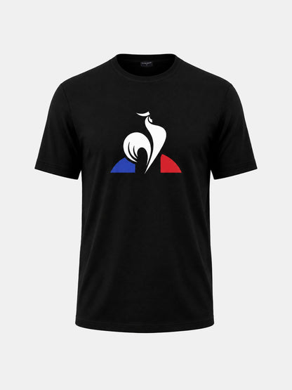 Kids Tri colour Cotton Jersey T-shirt Black