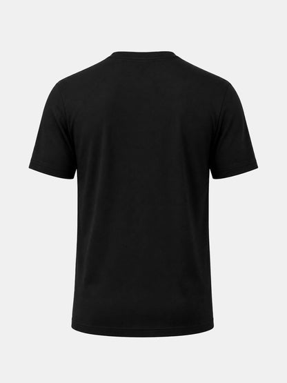 Kids Tri colour Cotton Jersey T-shirt Black