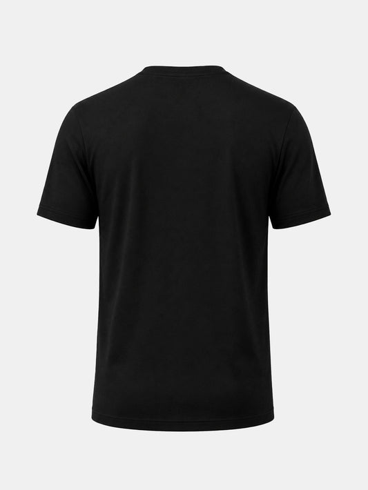 Kids Tri colour Cotton Jersey T-shirt Black