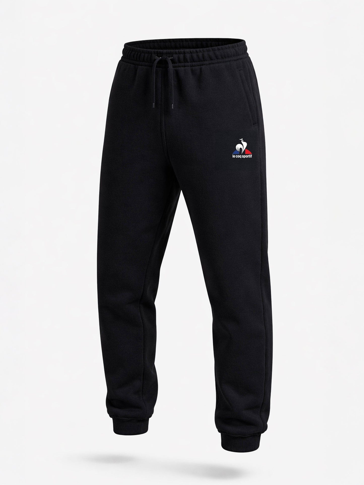 Essential Fleece Kids Trousers No.4 Black - Le Coq Sportif