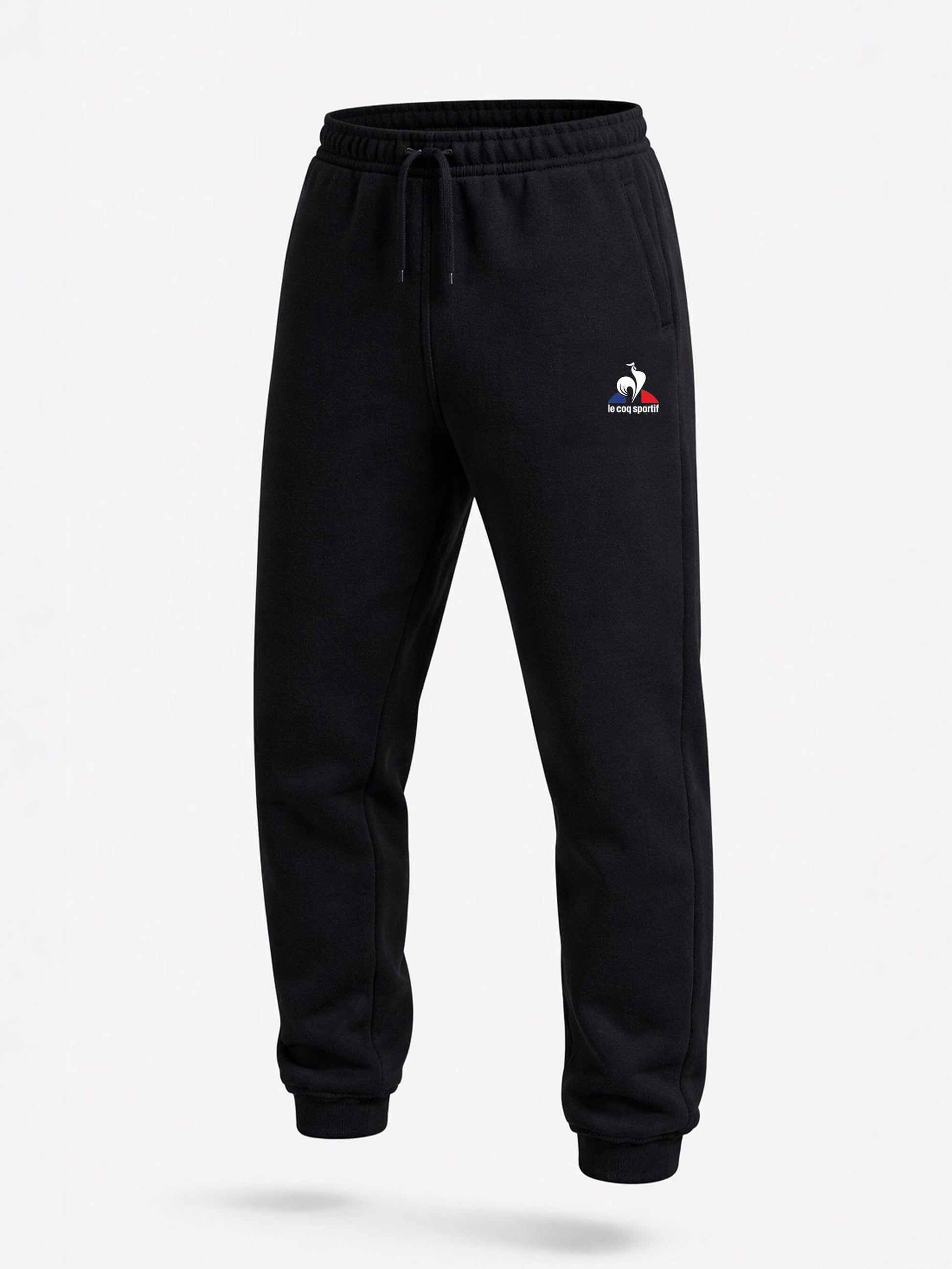 Essential Fleece Kids Trousers No.4 Black - Le Coq Sportif