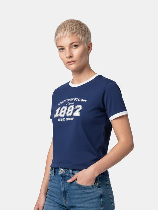Heritage Cotton Jersey T-shirt No 4 - Le Coq Sportif
