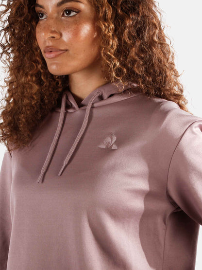 Tone-on-Tone Crop Hoodie