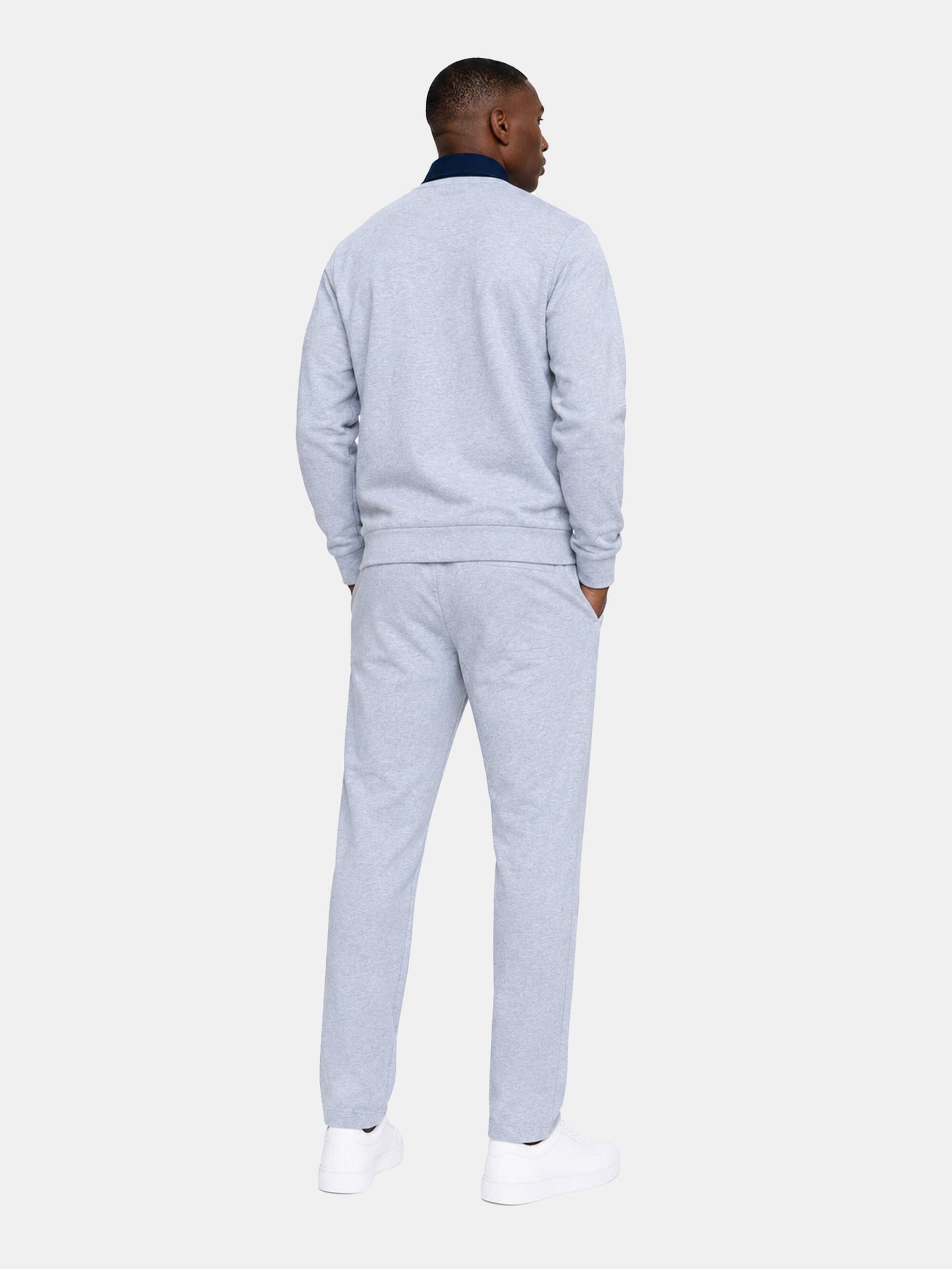 Tricolour Fleece Sweatshirt Light Grey - Le Coq Sportif