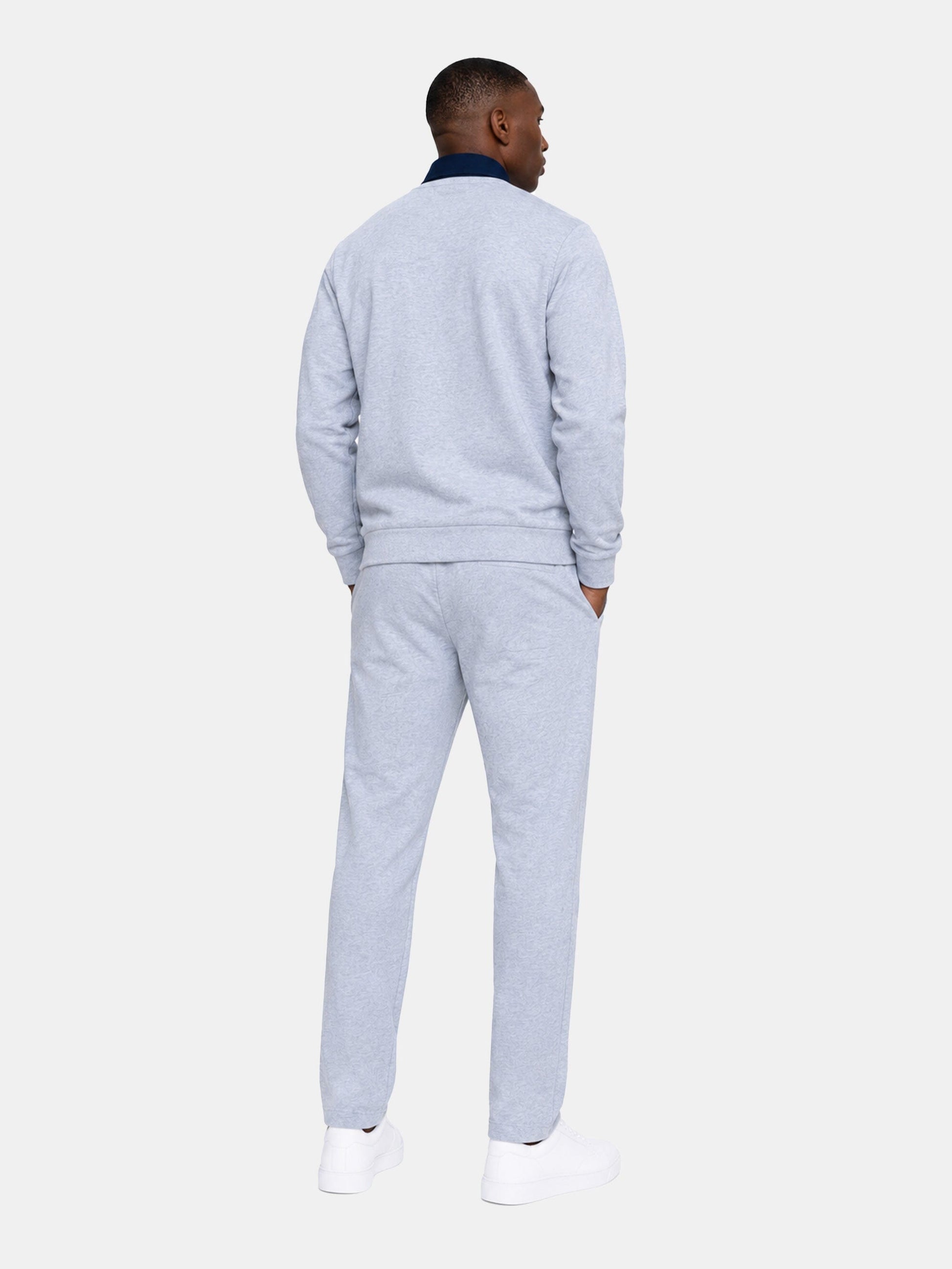 Essential Fleece Straight Trousers Light Grey - Le Coq Sportif