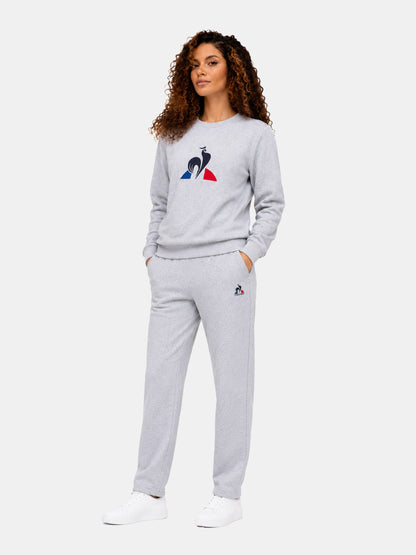 Essential Fleece Straight Trousers Light Grey - Le Coq Sportif