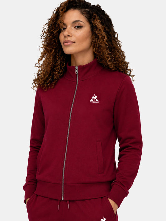 Performance Zip-up Jacket Maroon