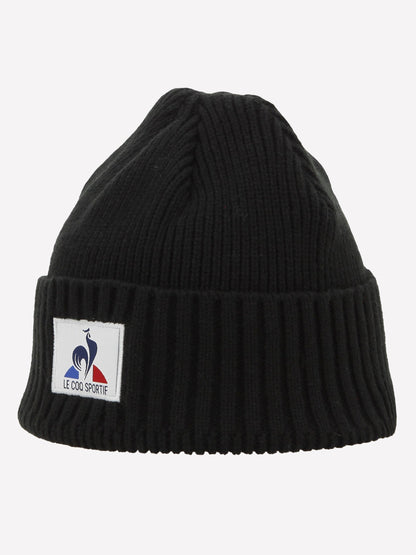 Essential Knitted Beanie No 4 Black - Le Coq Sportif