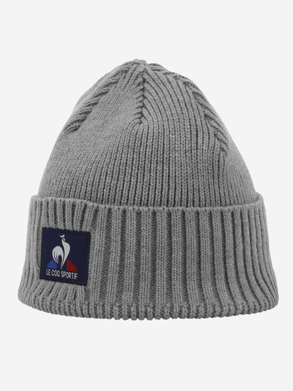 Essential Knitted Beanie No 4 Light Grey - Le Coq Sportif