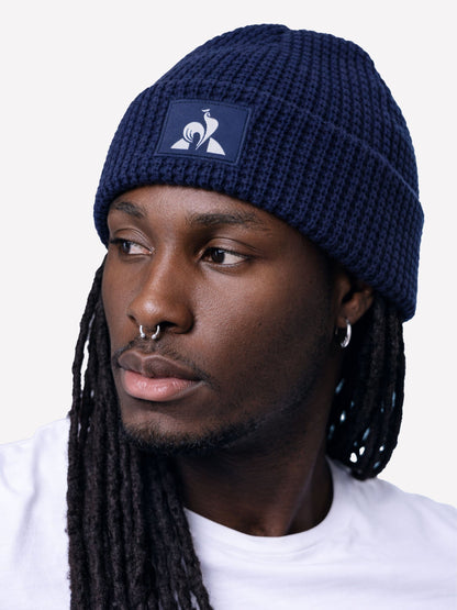 Tone-on-tone Essential Micro Beanie Blue - Le Coq Sportif