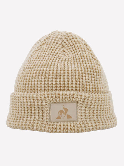 Tone-on-tone Essential Micro Beanie Off White - Le Coq Sportif