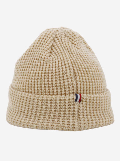 Tone-on-tone Essential Micro Beanie Off White - Le Coq Sportif