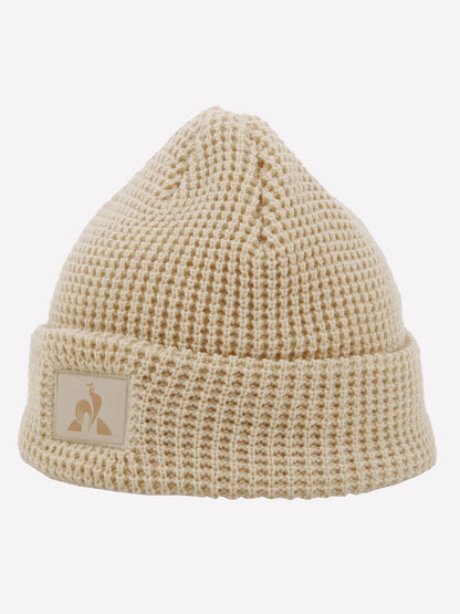 Tone-on-tone Essential Micro Beanie Off White - Le Coq Sportif