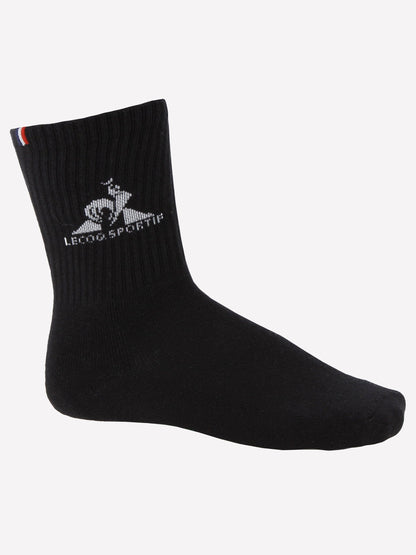 Essential Crew Socks No 2 Black - Le Coq Sportif
