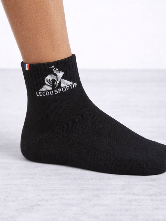 Essential Crew Socks No 2 Black - Le Coq Sportif